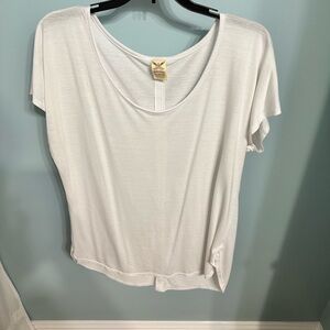 Faded Glory White Short Sleeve Relaxed Tee